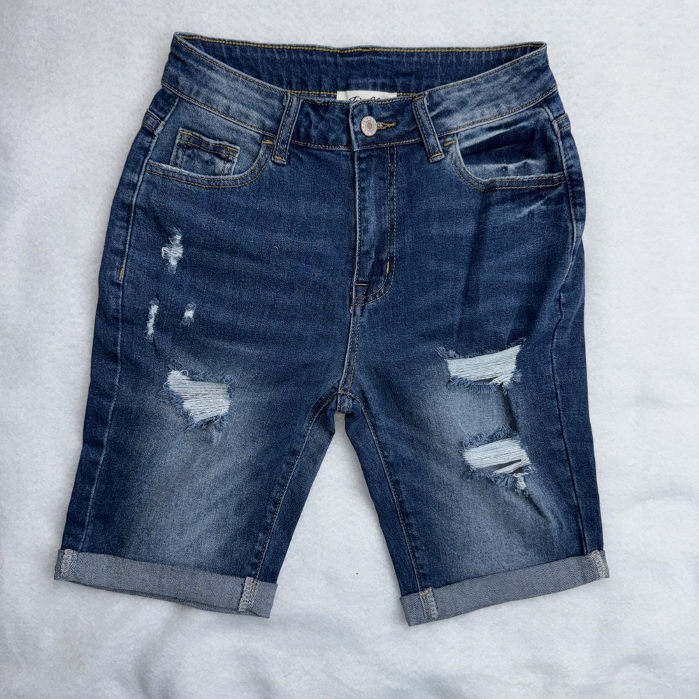 Chic Denim Blue‎ Shorts